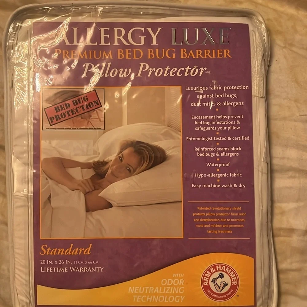 Allergy Luxe Mattress Protector, Twin, Premium Bed Bug Barrier, NEW